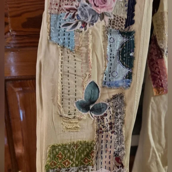 Paper Lace Yellow light weight denim - Picture 6 of 13